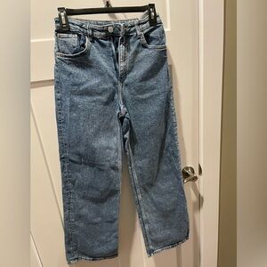 Girls- H&M, size 16, blue jeans a with sparkles. Like new.